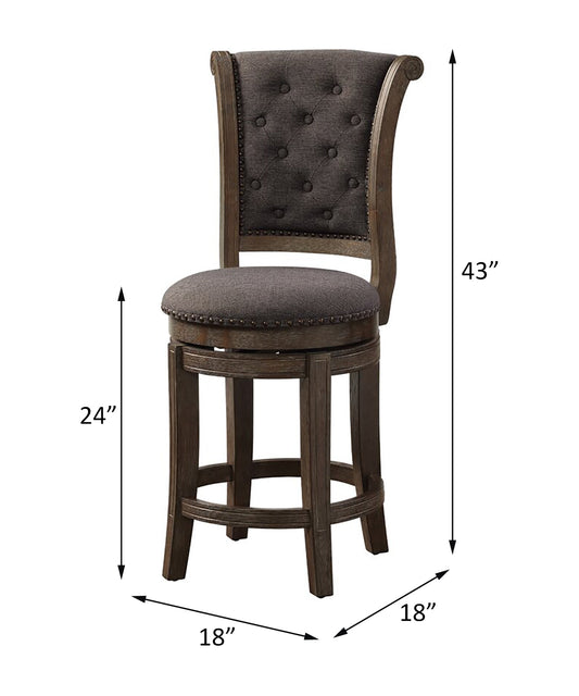 Glison Counter Height Chair (Set-2)