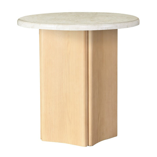 Qwin End Table W/Marble Top