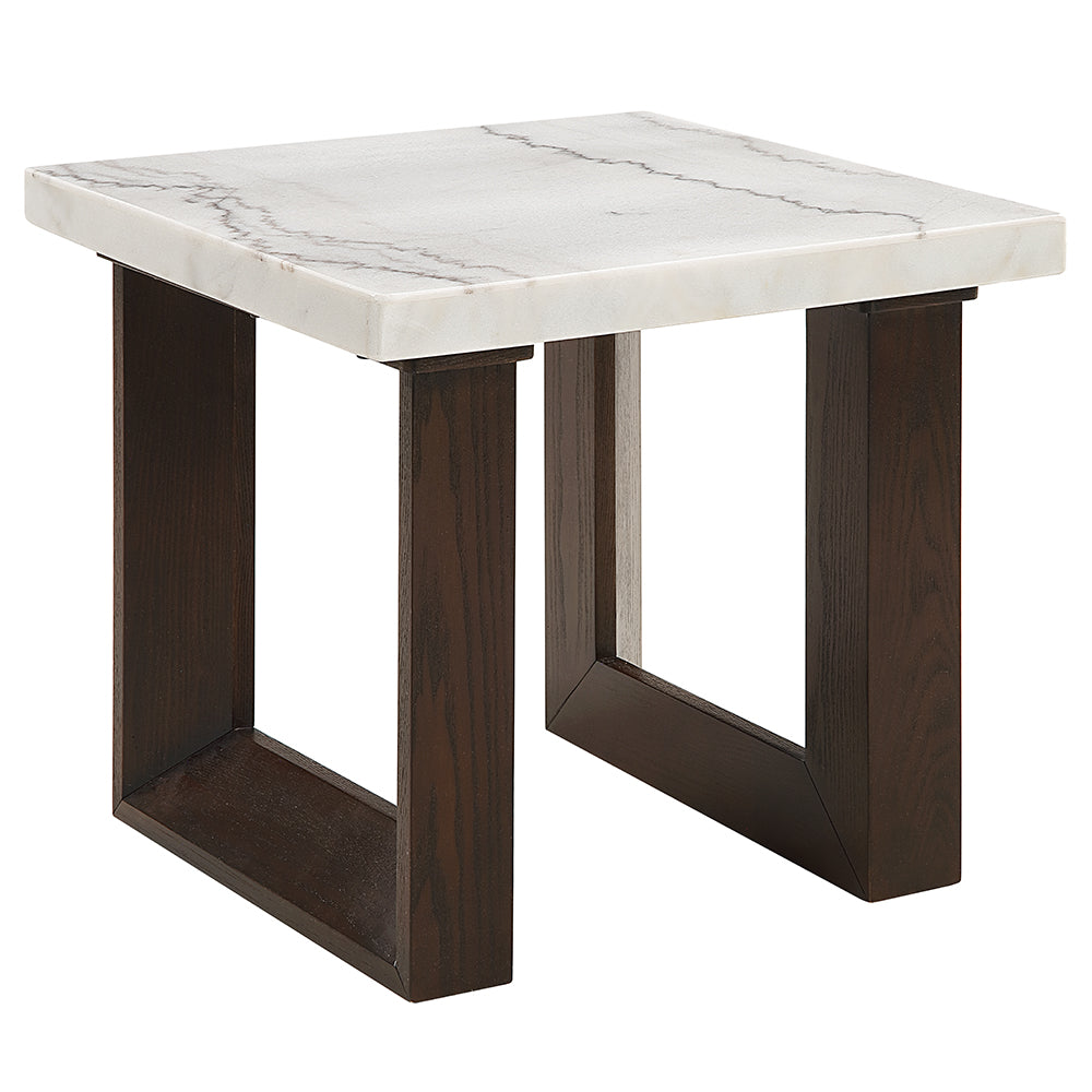 Edwyn End Table w/Marble Top
