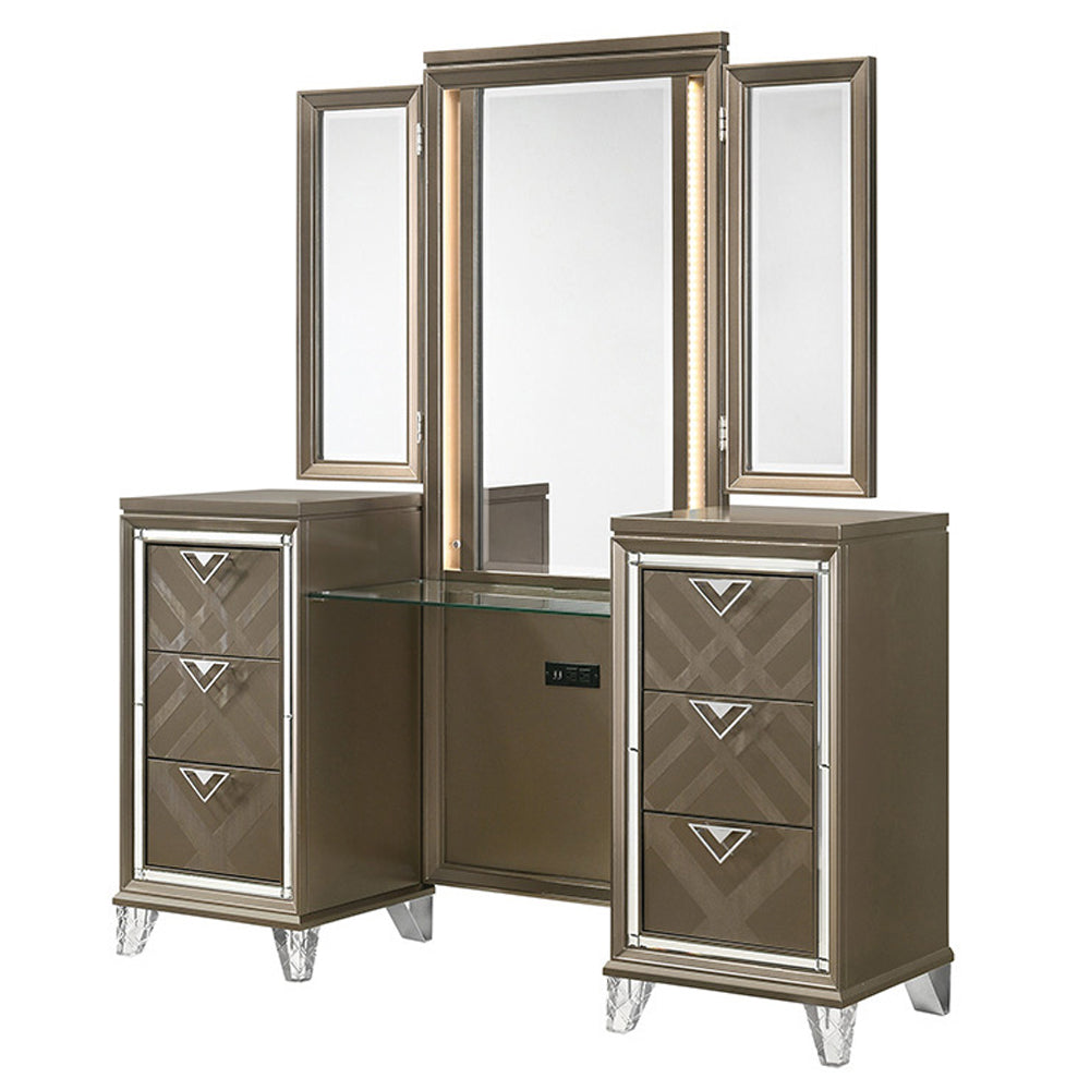 Skylar Vanity Desk & Mirror