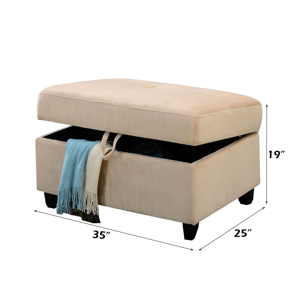 Belville Ottoman W/Storage