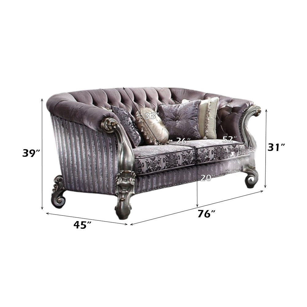 Versailles Loveseat W/5 Pillows