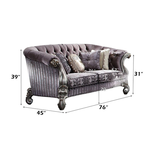 Versailles Loveseat W/5 Pillows