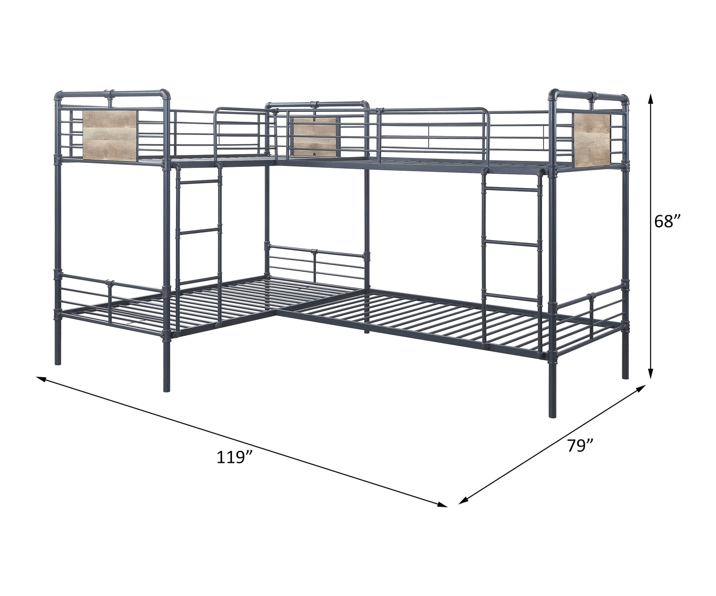 Cordelia Quadruple Twin Bunk Bed