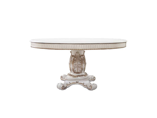Vendome Round Dining Table W/Pedestal Base