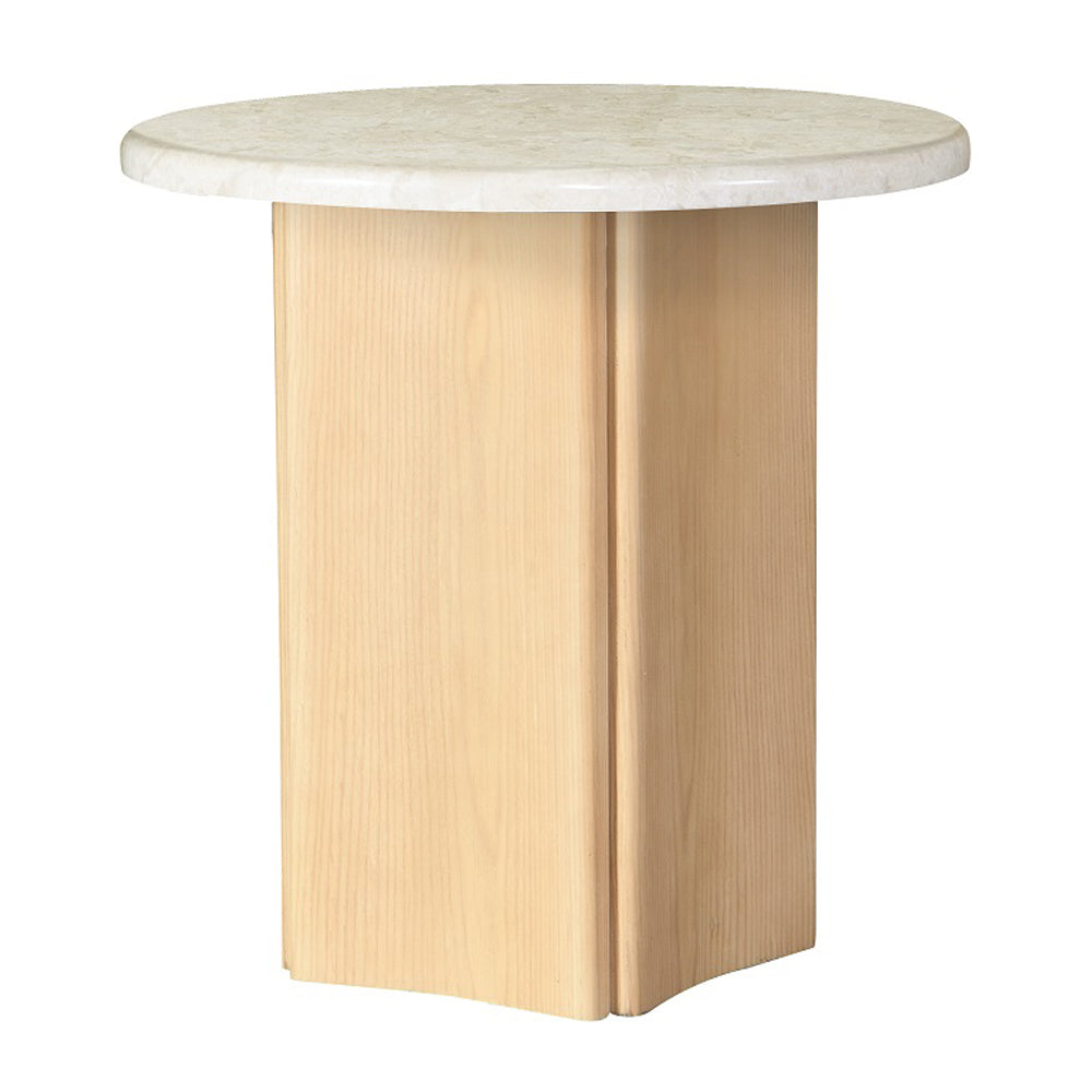 Qwin End Table W/Marble Top