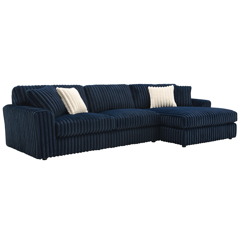 Breton Sectional Sofa w/4 Pillows